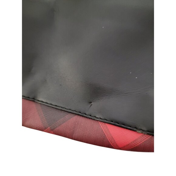 Victorias Secret Red & Black Plaid Tote Bag - Picture 10 of 15